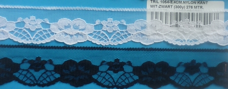 Nylon Lace Tril1054 34mm (276 m), Black